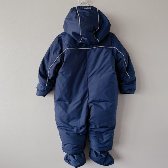 Gap Snowsuit baby bunting down filled with detachable booties unisex - Picture 3 of 11